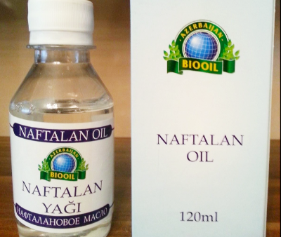 Naftalan oil for skin problems